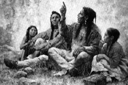 Drawing of the Eriez Indians in Conneaut Lake, PA, at the current site of Conneaut Cellars Winery.